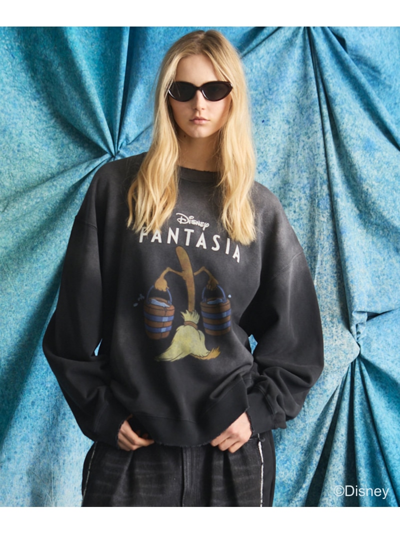 MAISON SPECIAL 「FANTASIA」- BROOM - Prime-Over Crew Neck Sweatshirt メゾンスペシャル トップス スウェット・トレーナー ブラック ネイビー【送料無料】