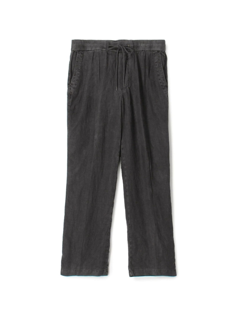 JAMES PERSE リネン リラックスパンツ MKOH1406 トゥモローランド パンツ その他のパンツ ブラック ベージュ【送料無料】｜ Fashion Men