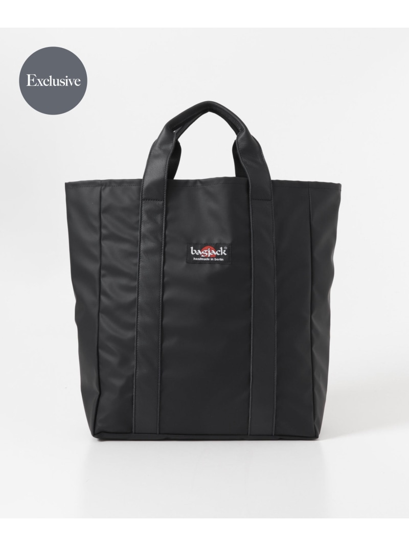 URBAN RESEARCH BUYERS SELECT BAGJACK LEATHER TOTE BAG ユーアールビーエス 御徒面子 トートバッグ 黒いこと【貨物輸送無料】