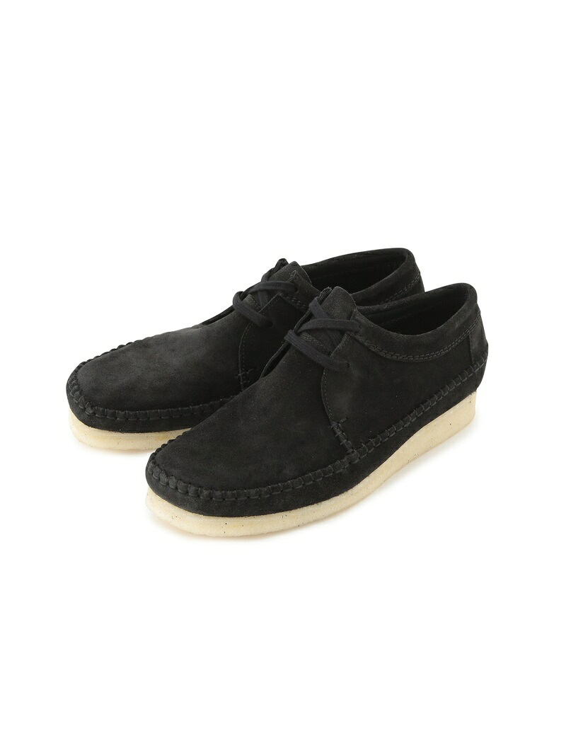 【SALE／30%OFF】JUNRED CLARKS / クラークス Weaver ジュン 標準尺度 ピックス シューズ・靴 モカシン・デッキシューズ 黒いこと【RBA_E】【貨物輸送無料】