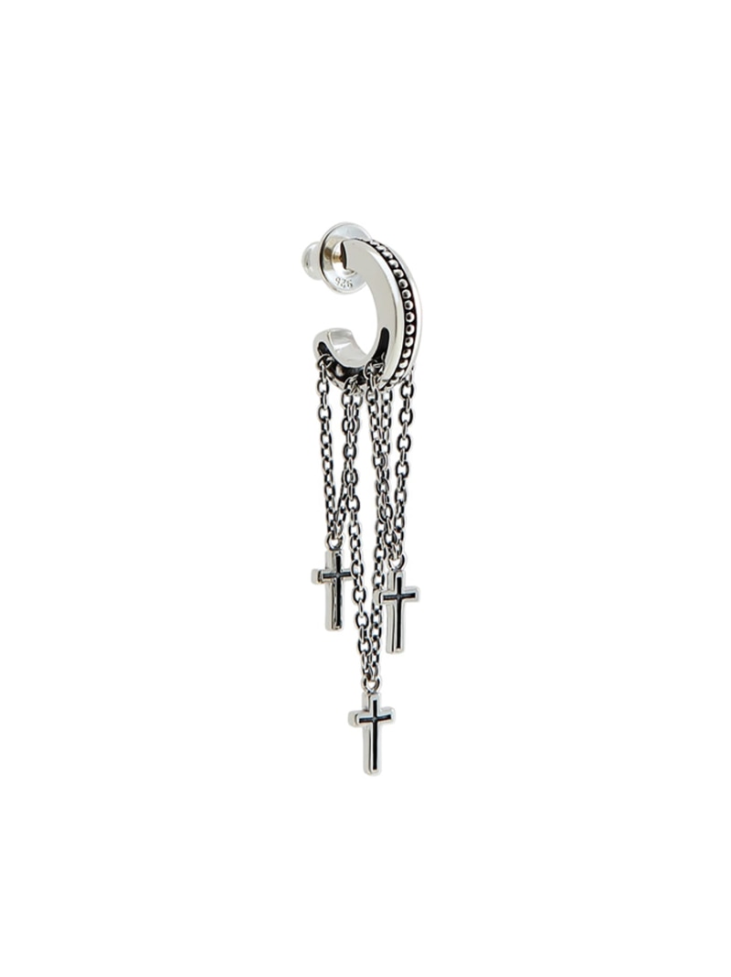 JUSTIN DAVIS 【堅苦しさ】【ジャスティン デイビス】DANGLING CROSS ピアス ジャスティン デイビス 付属品・ウオッチ ピアス【貨物輸送無料】