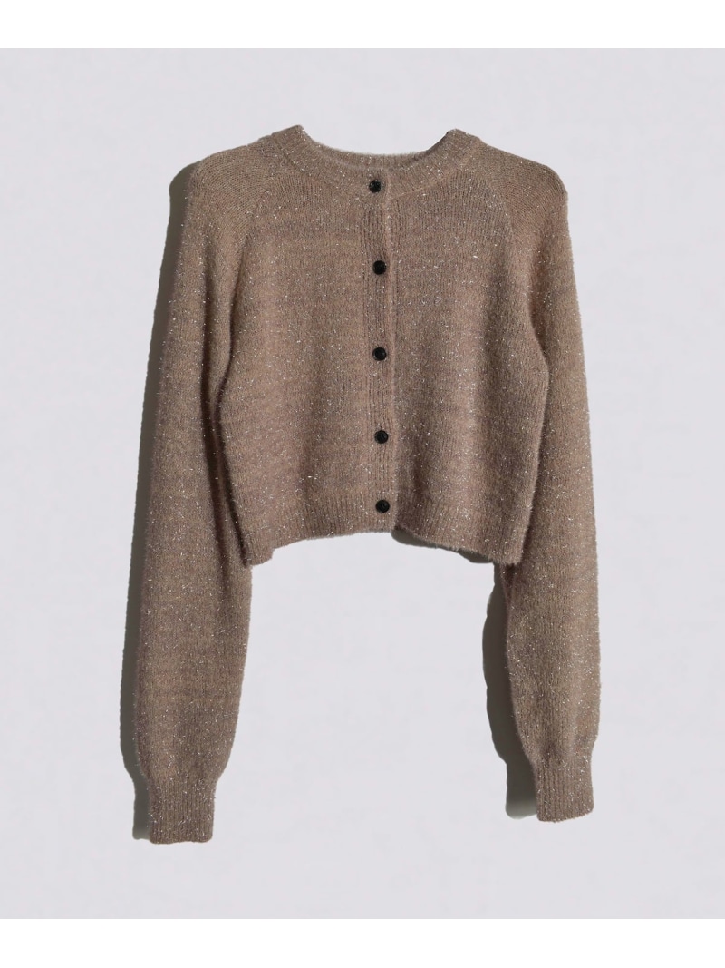 kiehtova kiehtova/GLITTER SHAGGY KNIT KTWR11 セットアップセブン トップス カーディガン ホワイト ベージュ グレー ブラック【送料無料】｜ Fashion Men
