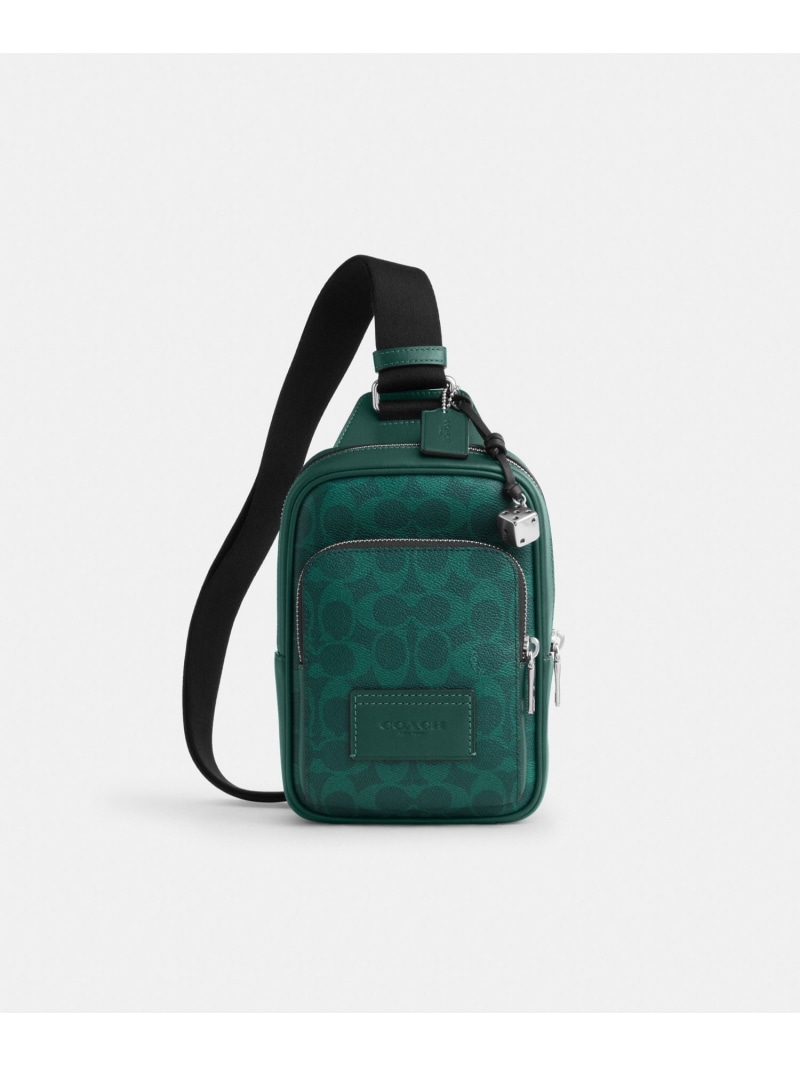 COACH レーサー スリング パック グリーン ★完売品 SALE／40%OFF】COACH OUTLET 【公式】レーサー スリング パック