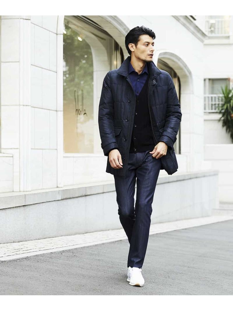 楽天市場 Sale 50 Off Michel Klein Homme ダウンコート Yonezawa ミッシェルクランオム コート ジャケット コート ジャケットその他 ネイビー ブラウン Rba E 送料無料 Rakuten Fashion Men