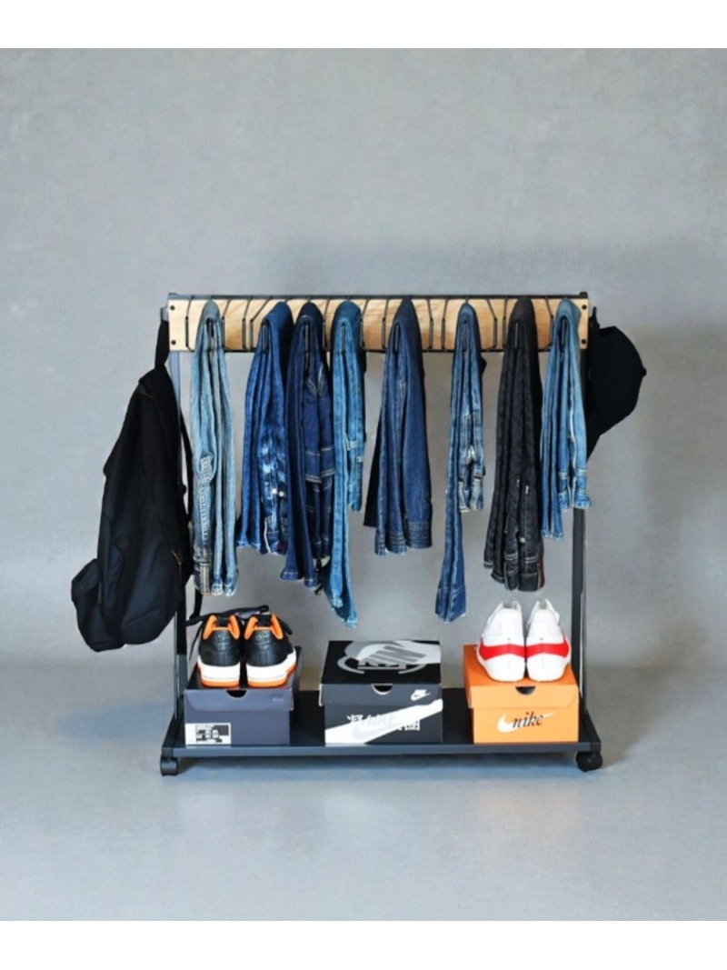 awesome COLLECT rootis(ルーティス)THE JEANS HANGER ジーンズハンガー 20本掛け オーサムコレクト インテリア・生活雑貨 収納用品・棚・ラック【送料無料】| Fashion Men