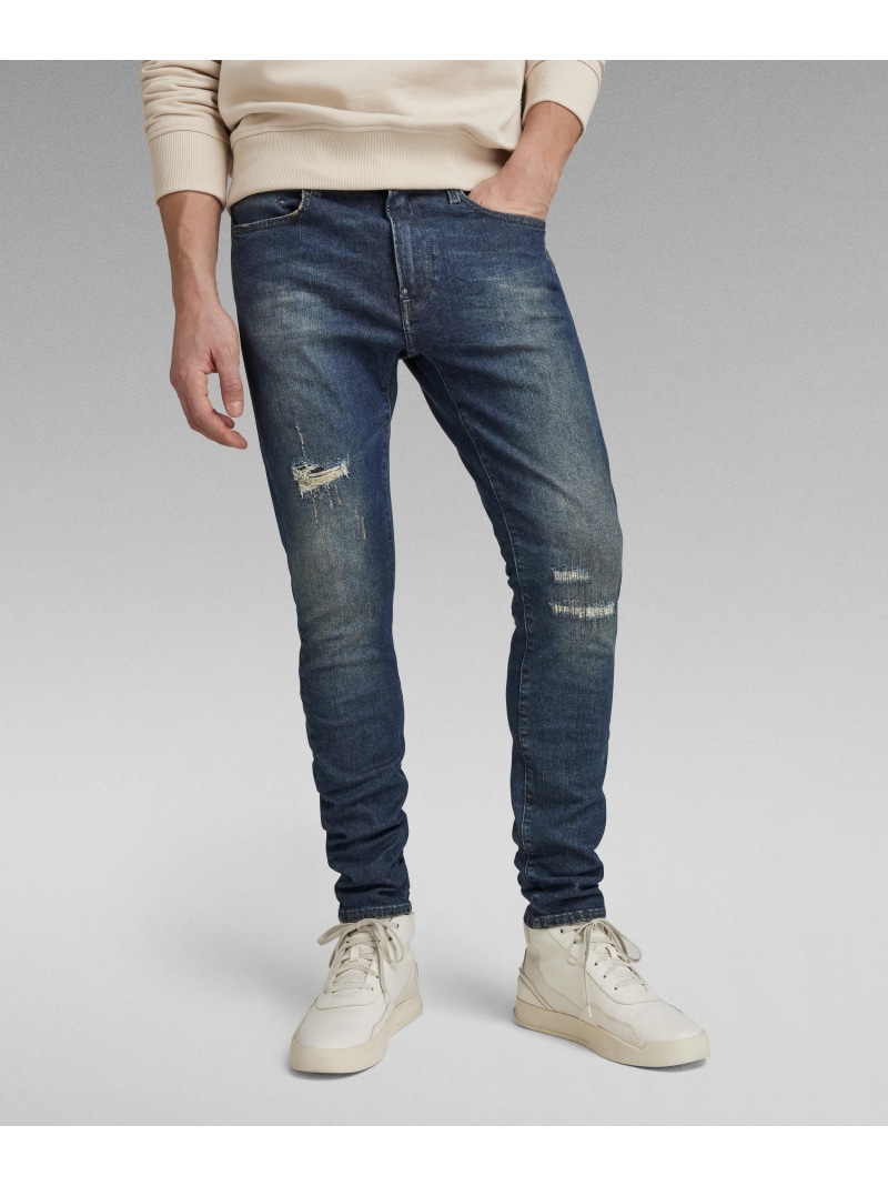 【SALE／40%OFF】G-Star RAW 【堅苦しさ販売店】REVEND FWD SKINNY JEANS/ベーシックデザインスキニージーンズ ジースターロゥ ズボン下 デニム・ジーンズズボン下 青色【RBA_E】【貨物輸送無料】