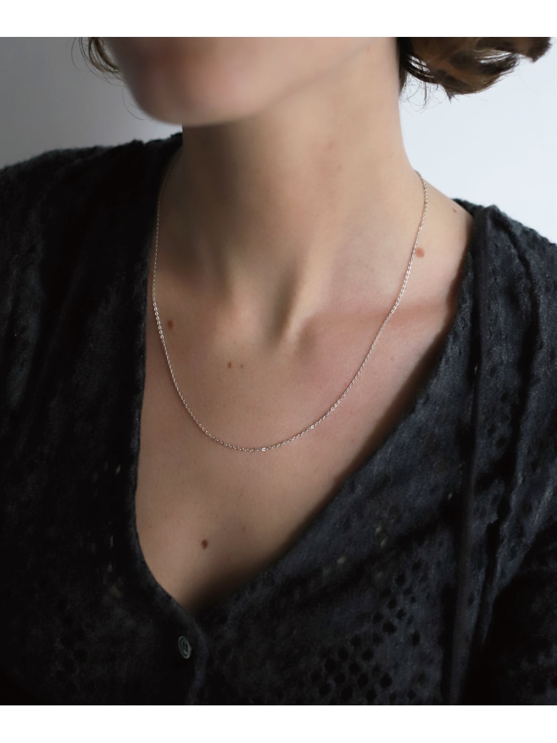TEN. フラットケーブルチェーンネックレス SV 50cm ギフト プレゼント ユニセックス テン アクセサリー・腕時計 ネックレス シルバー【送料無料】