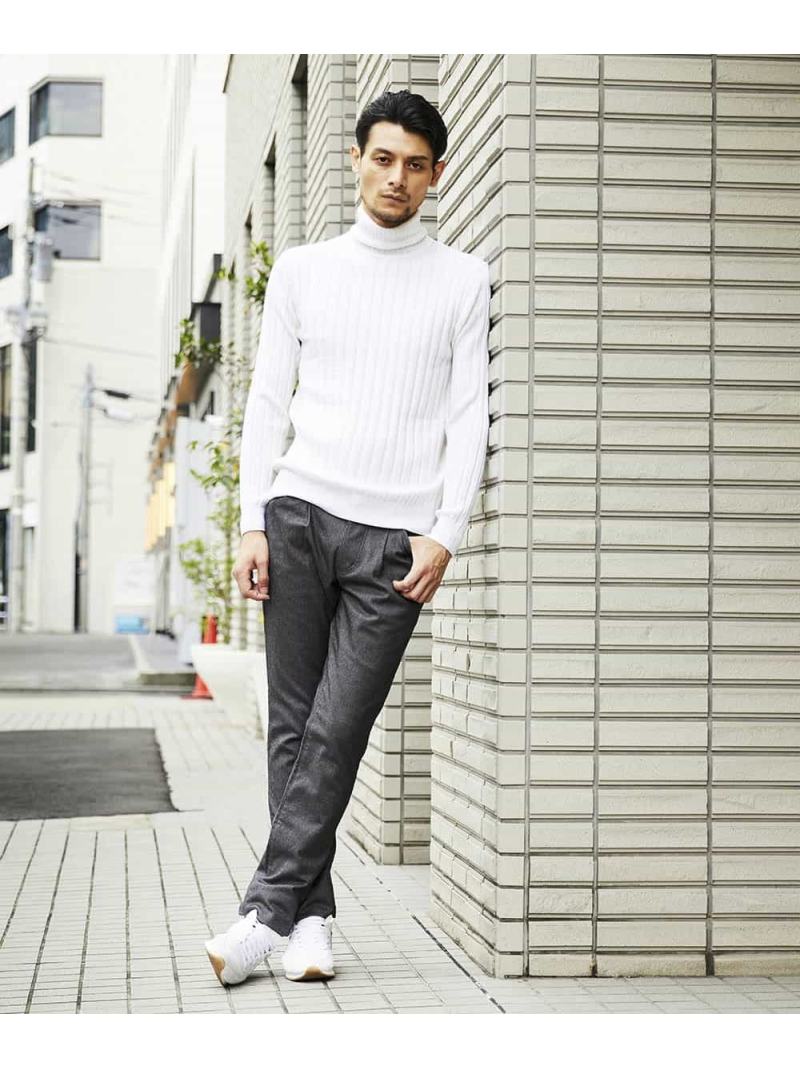 最安 Michel Klein Homme パンツ サンウォームバーズアイ ミッシェルクランオム パンツ ジーンズ フルレングス ブラウン グレー ブラック Rba E 爆安プライス Www Reayaholding Com