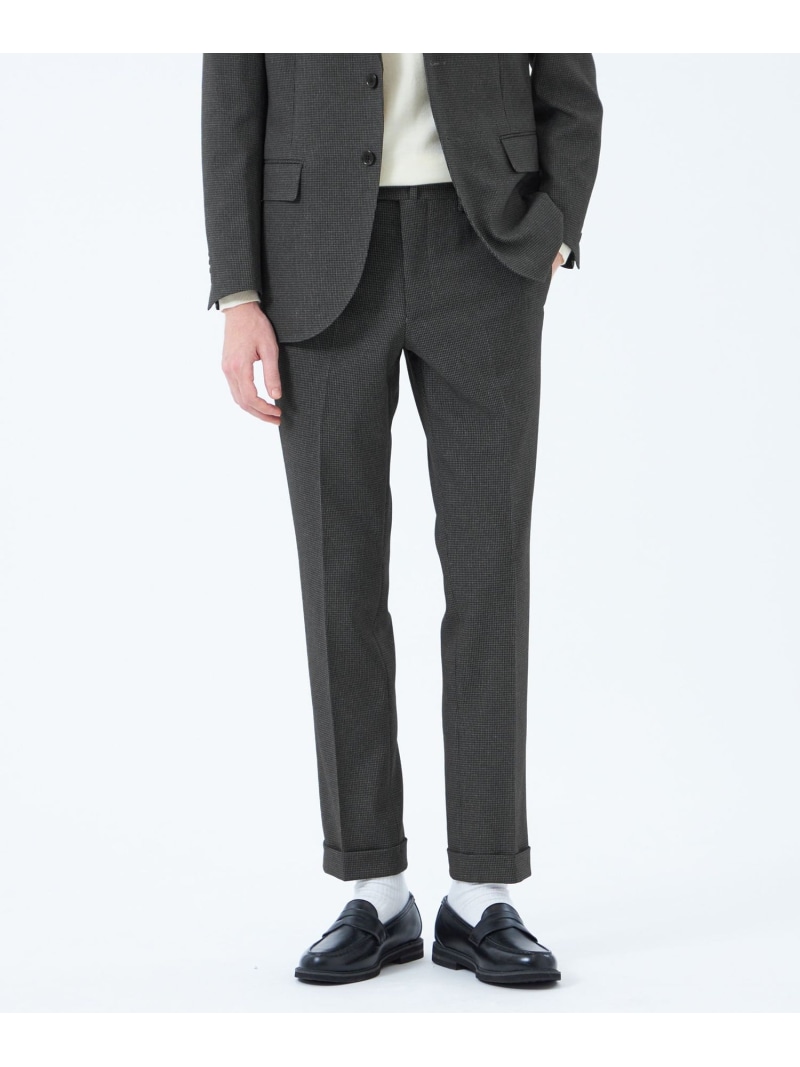 【SALE/33%OFF】MACKINTOSH PHILOSOPHY トロッター トラウザーズ#051 ストレッチドビー/千鳥 マッキントッシュ フィロソフィー パンツ スラックス・ドレスパンツ ネイビー ベージュ【RBA_E】【送料無料】| Fashion Men