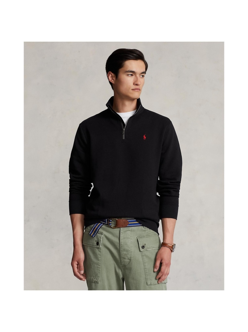 POLO RALPH LAUREN RL フリース スウェットシャツ ラルフローレン トップス スウェット・トレーナー ブラック【送料無料】