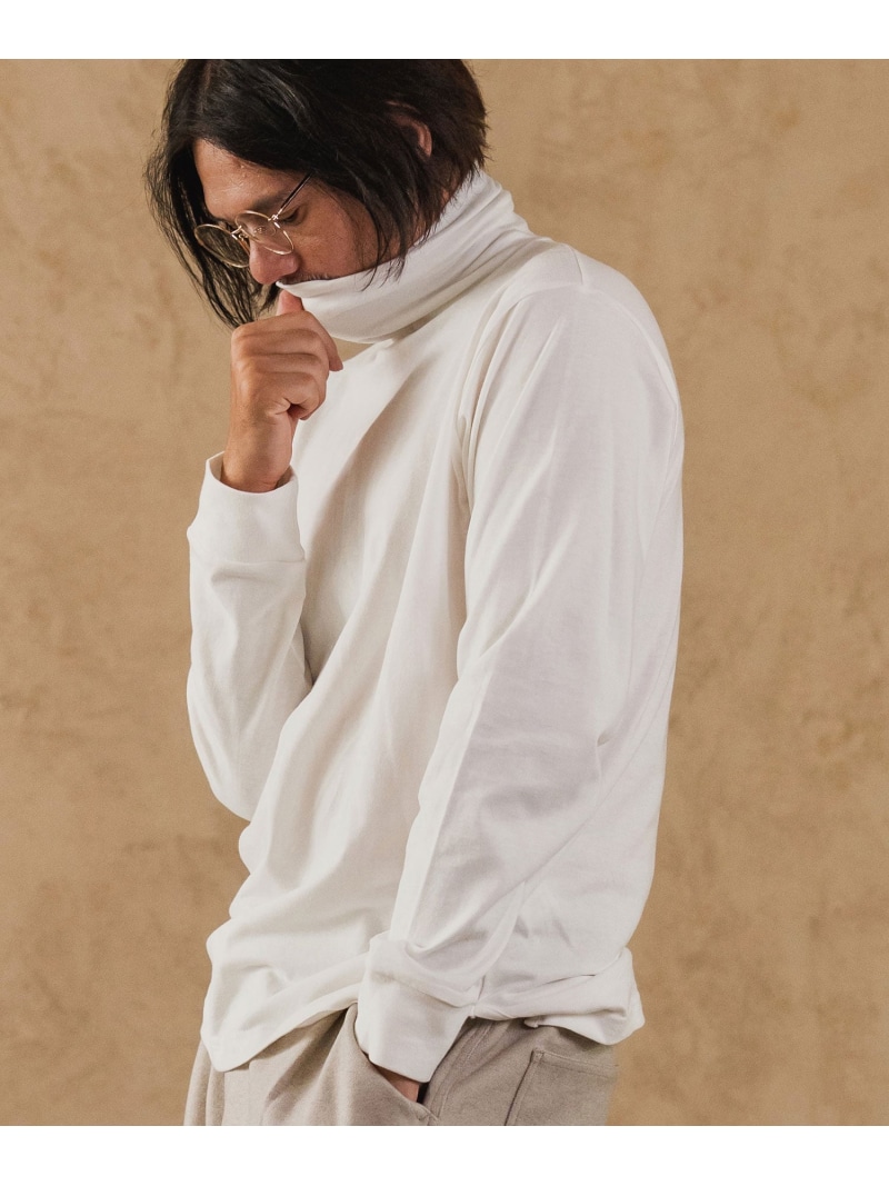 CAMBIO mlt5431-サイドスリットタートルネックカットソー カンビオ トップス カットソー・Tシャツ グレー ブラック ホワイト【送料無料】