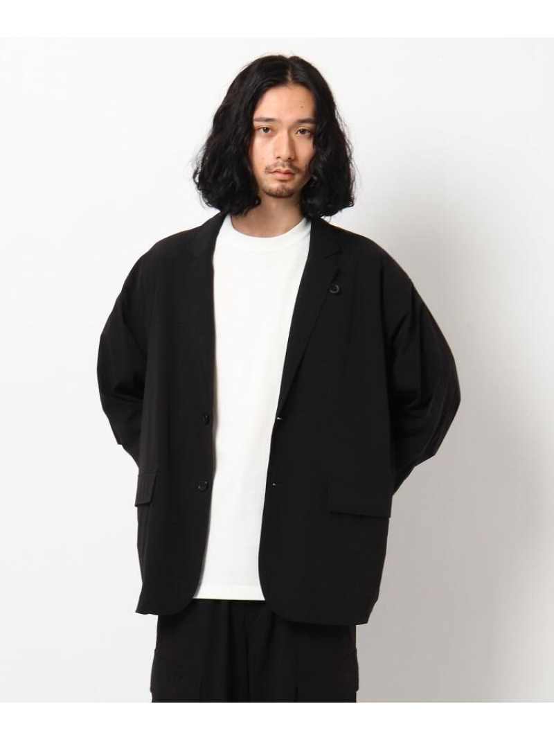 Opaque Clip Men オペークドットクリップ デュアルストレッチテーラードジャケット Outdoor