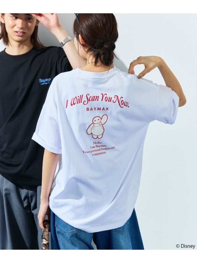 ベイマックス　ネオン　夏　Tシャツ　ディズニーランド　ビッグシルエット　ペア ベイマックス ネオン 夏 Tシャツ ディズニーランド ビッグ