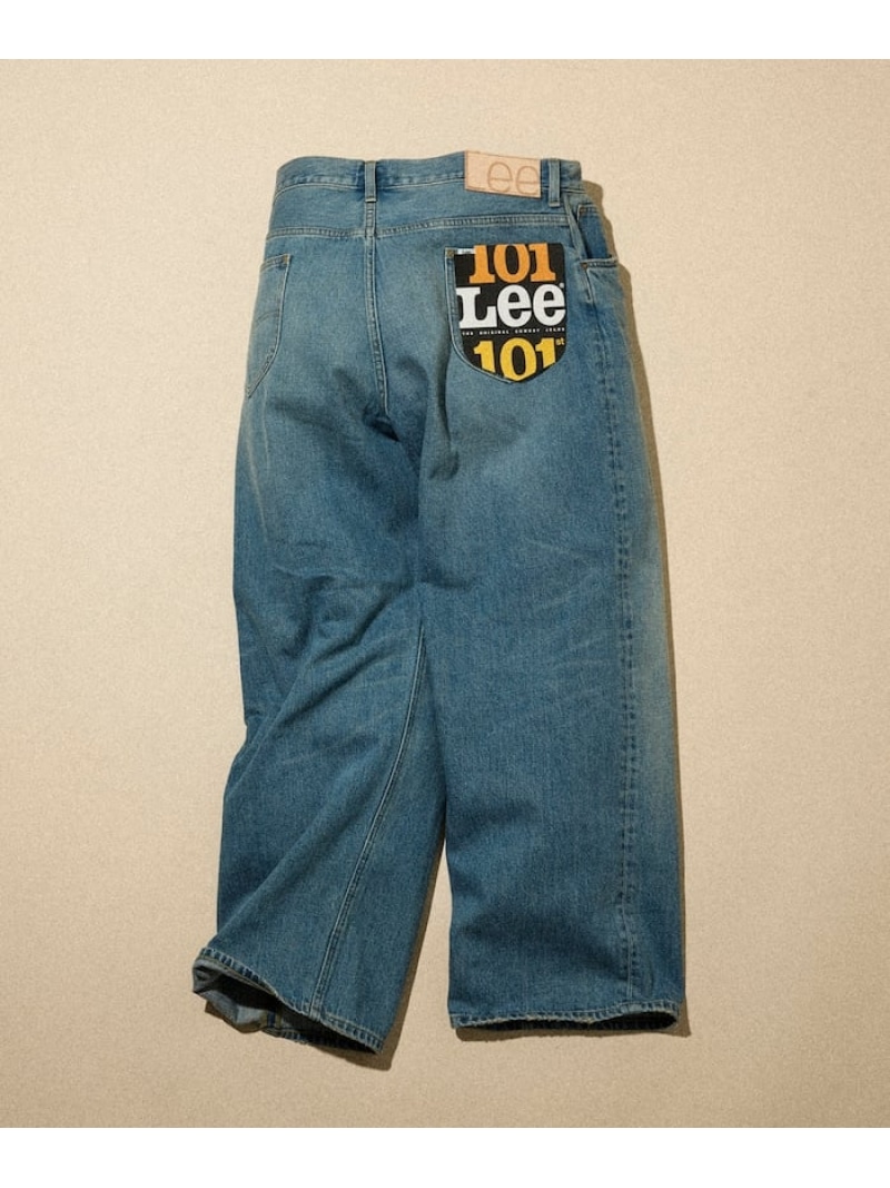 【SALE／20%OFF】Lee 別注 RIDERS 101 WIDE LEG フリークスストア ズボン下 デニム・ジーンズズボン下 米国海軍【RBA_E】【貨物輸送無料】