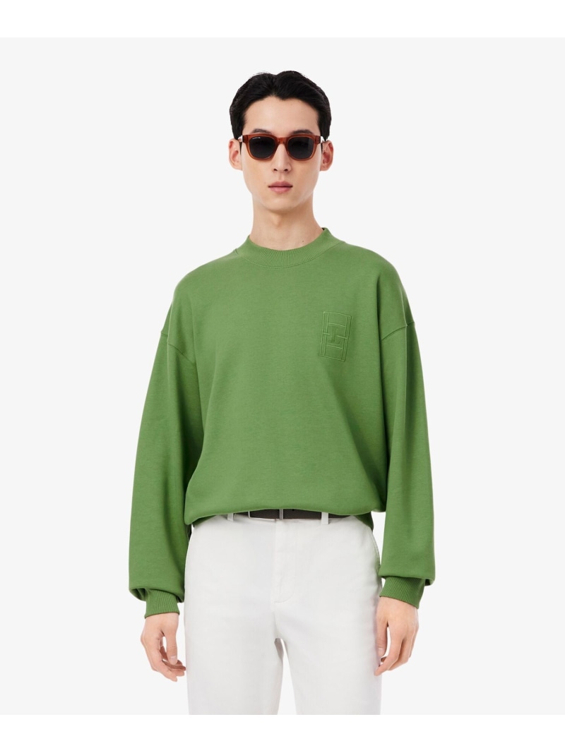 LACOSTE コートステッチクルーネックスウェット ラコステ トップス スウェット・トレーナー【貨物輸送無料】