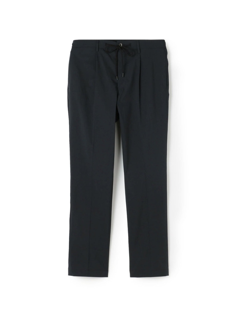 【SALE／50%OFF】TOMORROWLAND MEN コットンナイロン イージースラックス トゥモローランド パンツ スラックス・ドレスパンツ ブラック ブラウン ネイビー【RBA_E】【送料無料】