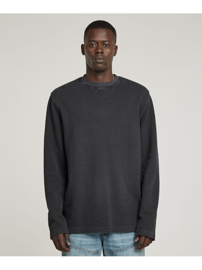 【SALE／30%OFF】G-Star RAW 【公式ショップ】OVERDYED POCKET TWEETER/オーバーダイポケットロングスリーブTシャツ ジースターロゥ トップス カットソー・Tシャツ グレー【RBA_E】【送料無料】｜ Fashion Men