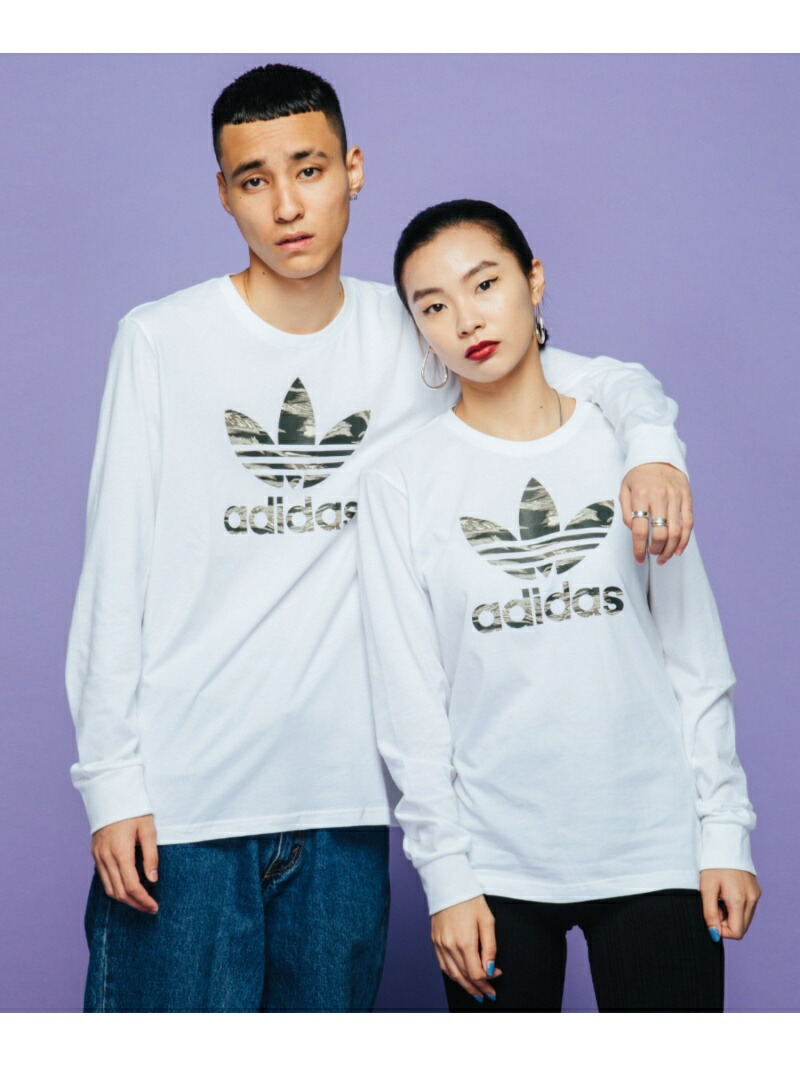 adidas trefoil ls tee