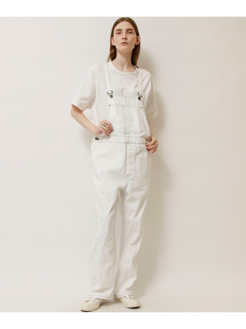 【SALE／30%OFF】Johnbull Johnbull/(U)13ozデニムオーバーオール ジョンブルプライベートラボ オールインワン・オーバーオール オーバーオール・サロペット ホワイト【RBA_E】【送料無料】