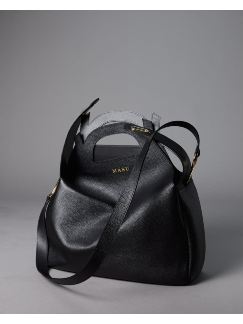 MASU TRUFFE BAG エムエーエスユー 御徒面子 ハンドバック 黒いこと 赤銅色【貨物輸送無料】