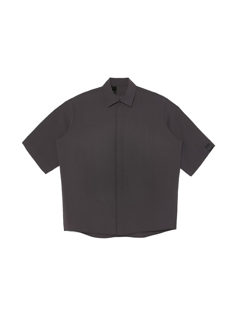 N.HOOLYWOOD COMPILE HALF SLEEVE SHIRT エヌ.ハリウッド トップス シャツ・ブラウス ブラック グレー【送料無料】| Fashion Men