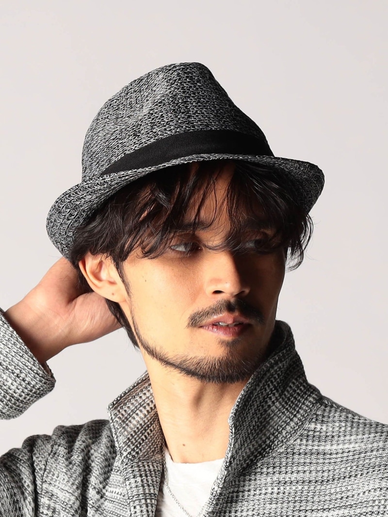 NICOLE CLUB FOR MEN アラカルトハット ニコル 帽子 その他の帽子 グレー ネイビー【送料無料】