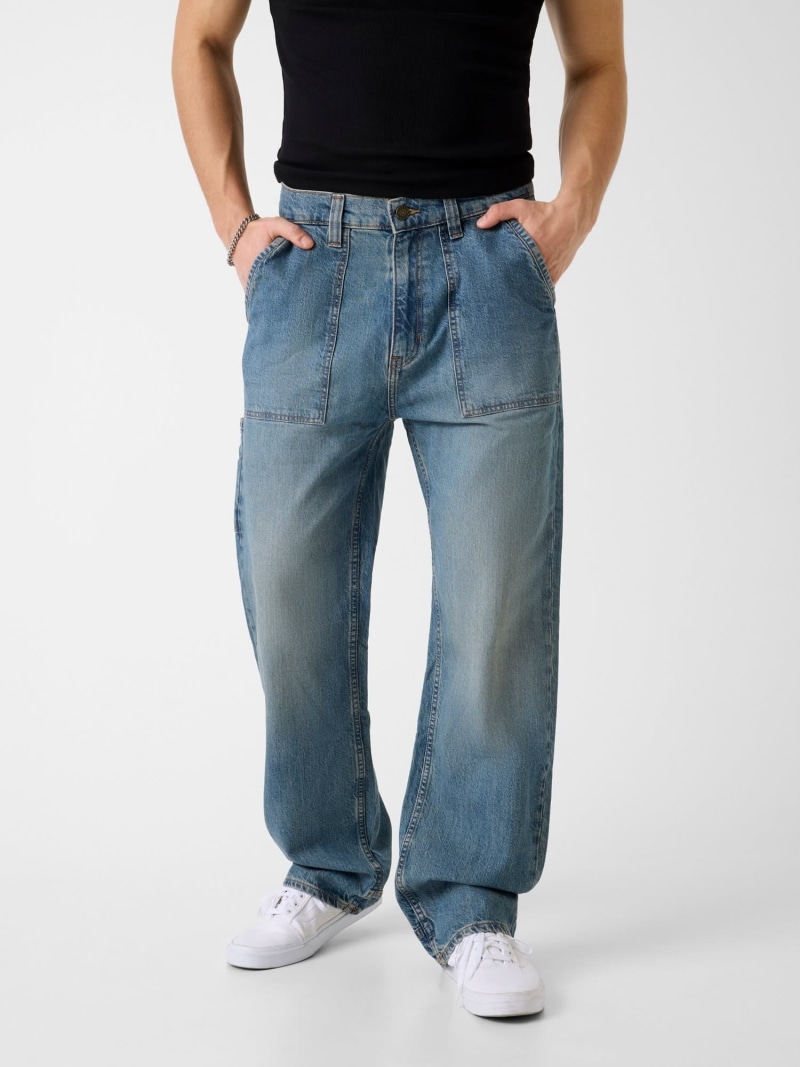 【SALE／10%OFF】GUESS JEANS GUESS JEANS/(M)Medium Wash ジーンズズボン下 デニム ゲス ズボン下 デニム・ジーンズズボン下 青碧【RBA_E】【貨物輸送無料】
