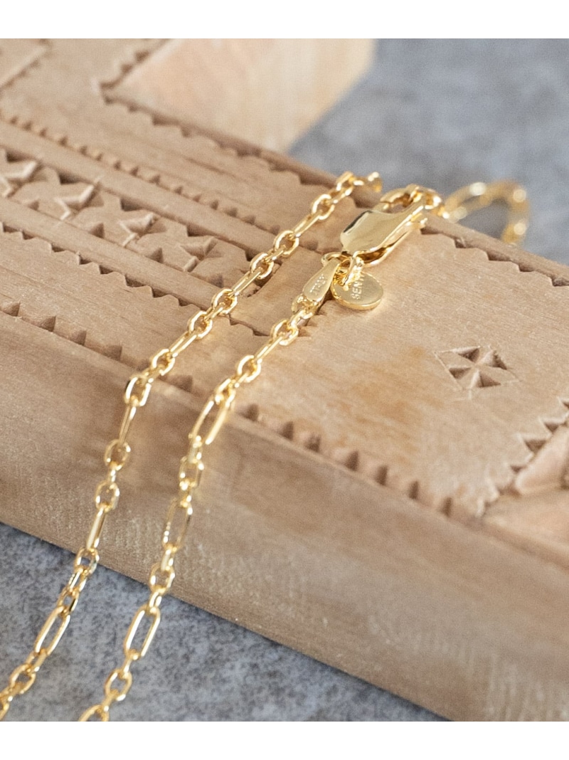 SENTI ANCHOR FIGARO CHAIN NK アンカーフィガロチェーンネックレス シルバー925*金メッキ コンポジット アクセサリー・腕時計 ネックレス ゴールド【先行予約】*【送料無料】| Fashion Men