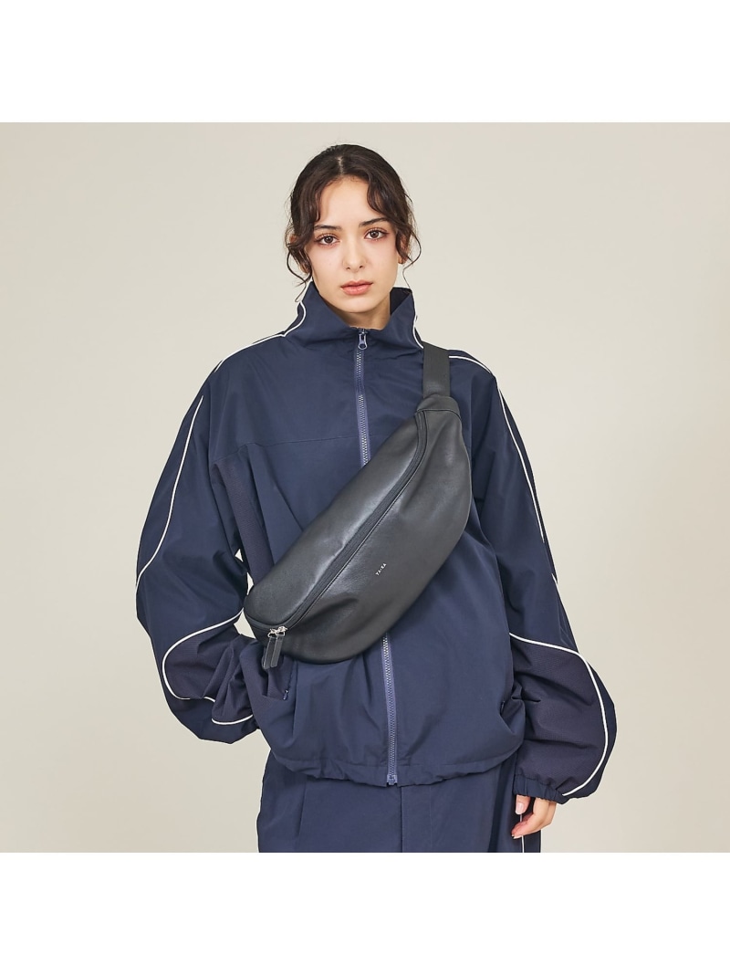 ABAHOUSE LASTWORD 【YArKA/ヤーカ】big size body bag / 横長酉の方角合切袋 アバハウス 御徒面子 ショルダーバッグ 黒いこと【貨物輸送無料】