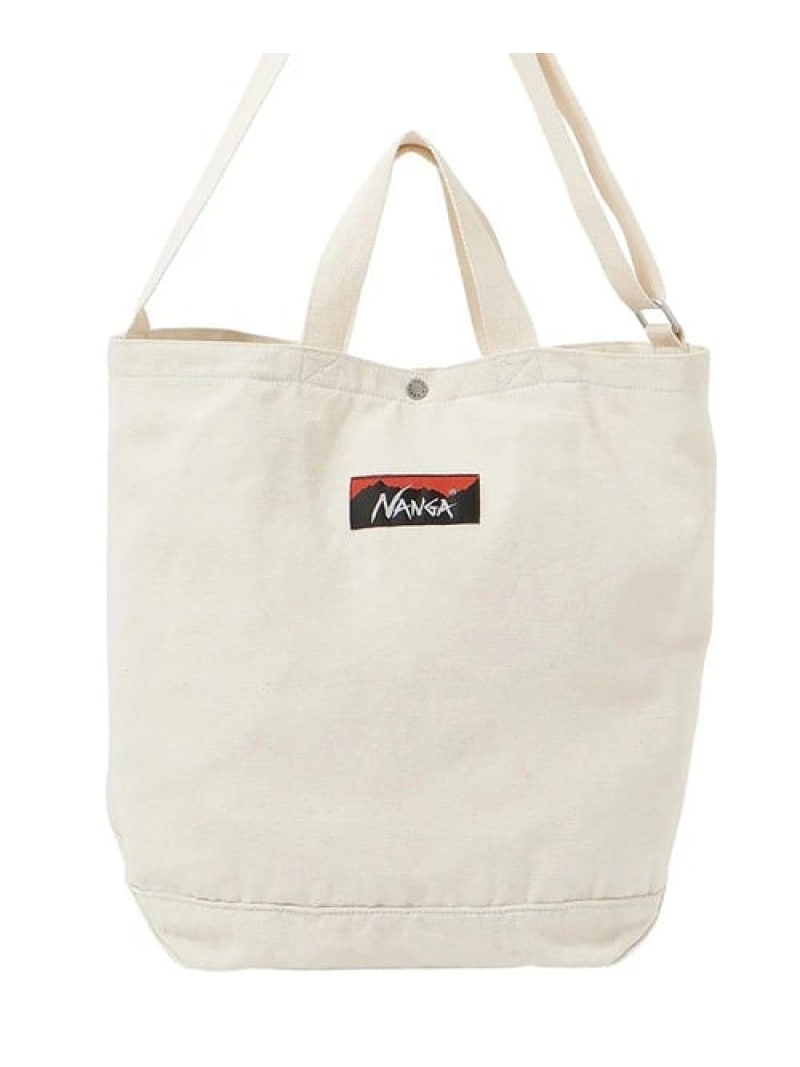 SELECT BRANDS NANGA/ナンガ LOGO 2WAY CANVAS TOTE BAG ジャックローズ バッグ トートバッグ ベージュ【送料無料】
