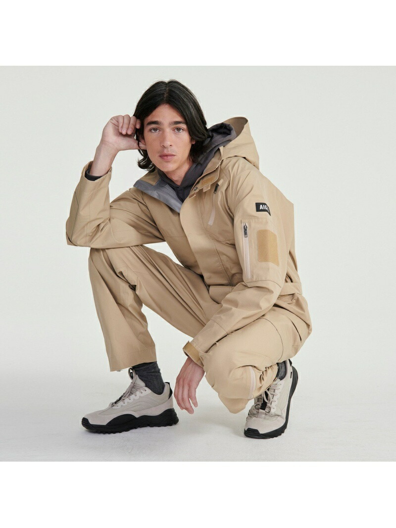 【SALE／50%OFF】AIGLE ゴアテックス3レイヤー オールインワン エーグル ジャケット・アウター マウンテンパーカー ベージュ【RBA_E】【送料無料】