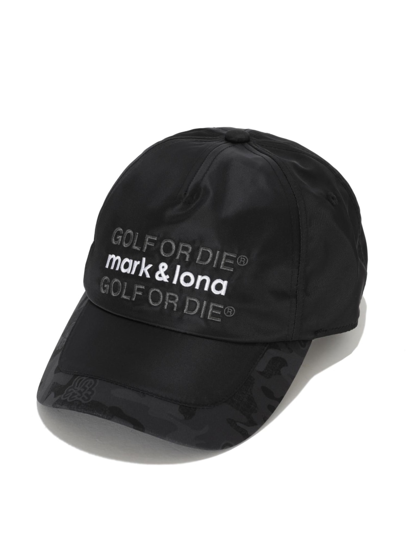 【SALE／20%OFF】MARK & LONA Halo Glossy Twill Cap ｜ MEN and WOMEN マークアンドロナ 帽子 キャップ ブラック ベージュ【RBA_E】【送料無料】