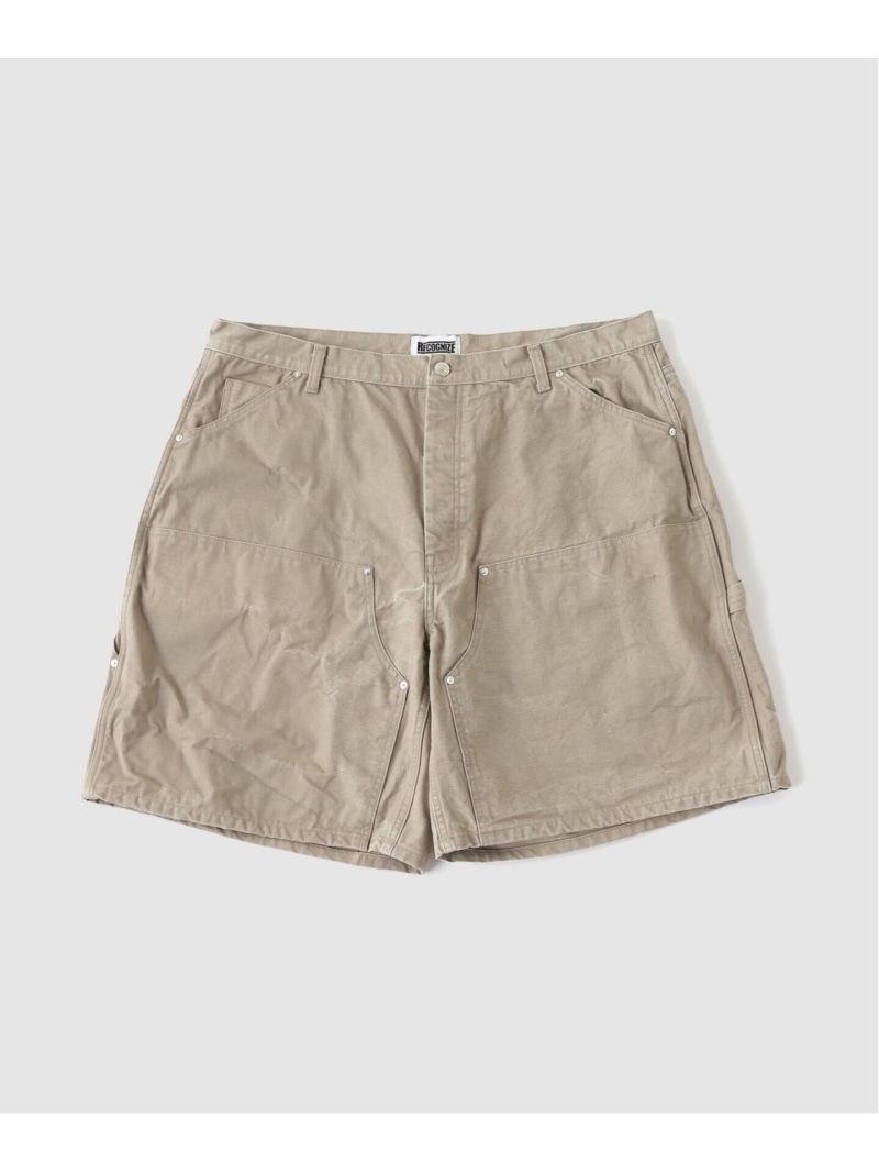 JOURNAL STANDARD RECOGNIZE / レコグナイズ DOUBLE KNEE DECK SHORTS 逐次刊行物 判定基準 ズボン下 余分の物のズボン下 薄墨色【貨物輸送無料】