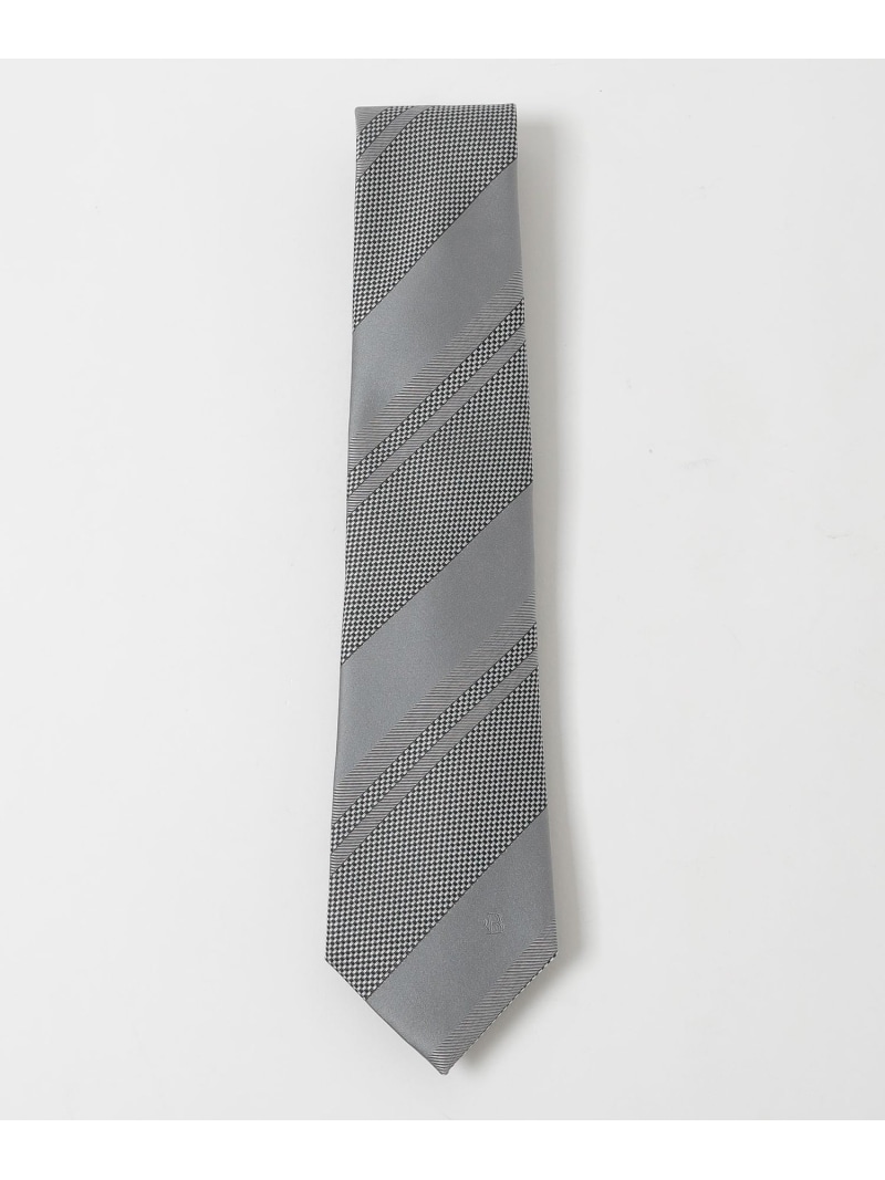 美品　ブラックレーベルクレストブリッジ ネクタイ シルク　ウール　グレー　無地 1411-5182554306.jpg?v=