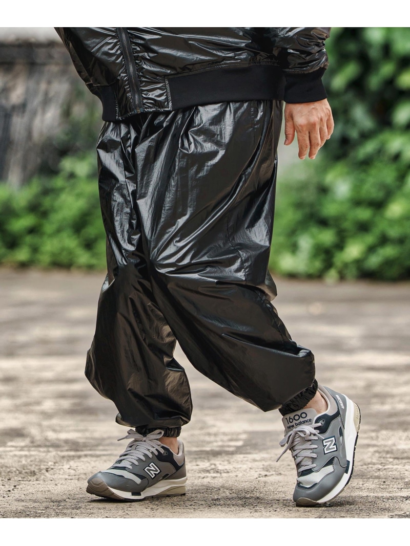 CAMBIO mp13802- Metallic Coating Jogger Pants ジョガーパンツ カンビオ パンツ その他のパンツ ゴールド シルバー ブラック【送料無料】
