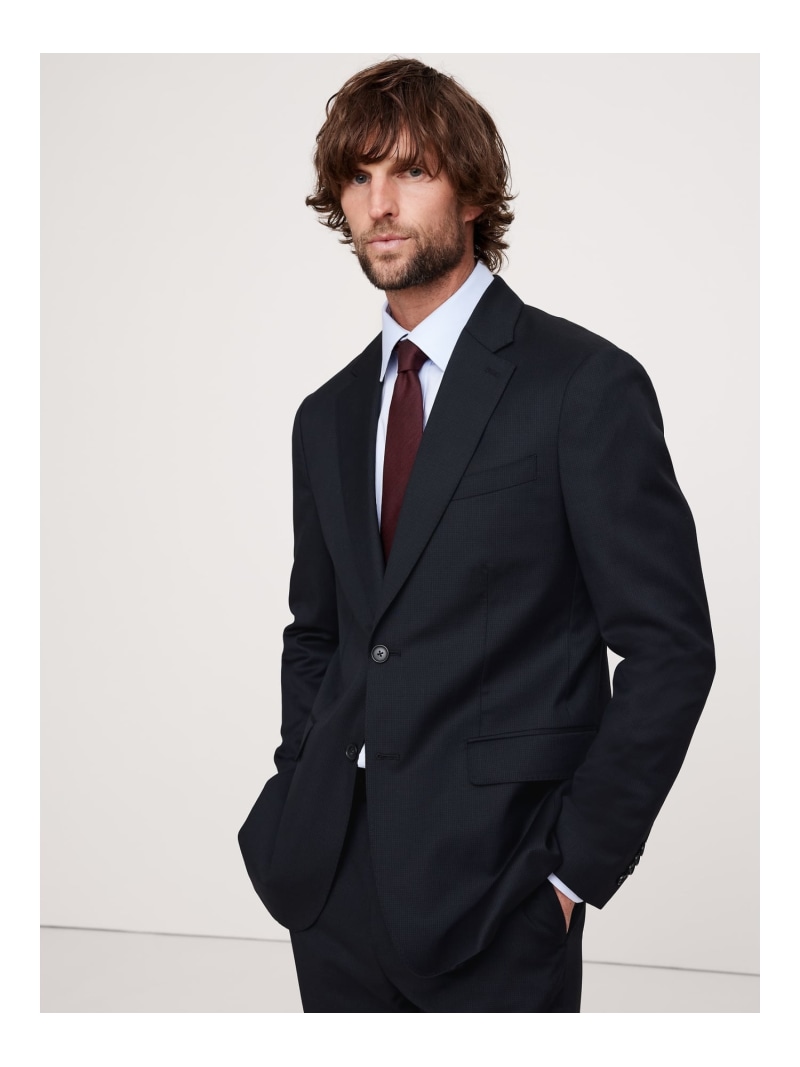 【SALE／15%OFF】BANANA REPUBLIC (M)名書き イタリアン ハウンドトゥース 背広上衣 バナナ・リパブリック ジャケット・アウター テーラードジャケット・ブレザー 米国海軍【RBA_E】【貨物輸送無料】