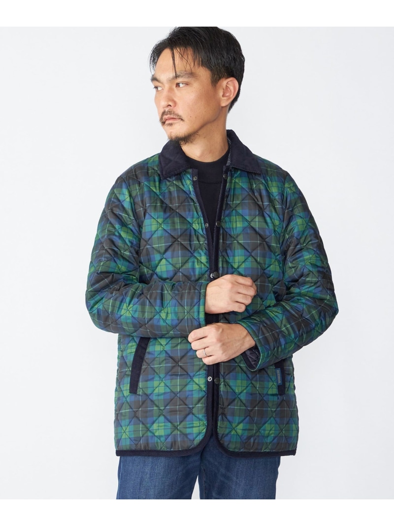 SHIPS MEN 【SHIPS別注】LAVENHAM: SHIPS タータン KEDINGTON シップス ジャケット・アウター カバーオール・ワークジャケット ネイビー【送料無料】| Fashion Men
