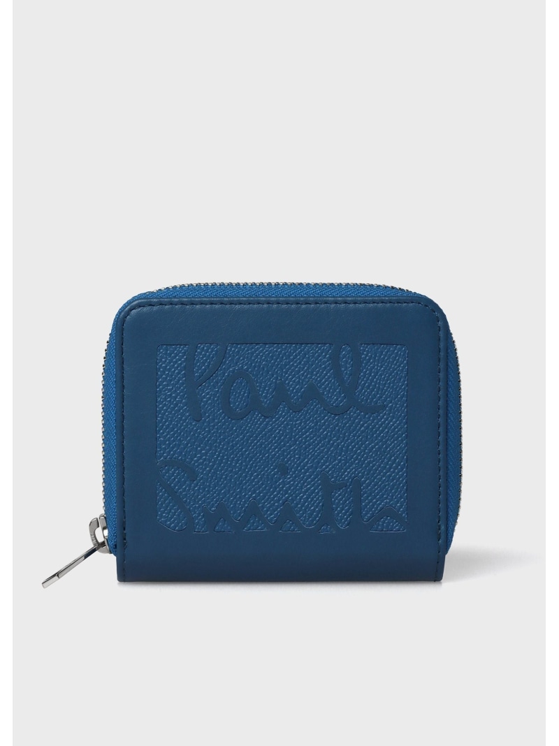 Paul Smith プレイフルネスアイテムズ 2つ折り紙入れ 極点・スミス 紙入れ・合切袋・入れもの 紙入れ 青み 緑であること オレンジ色 黒いこと【貨物輸送無料】