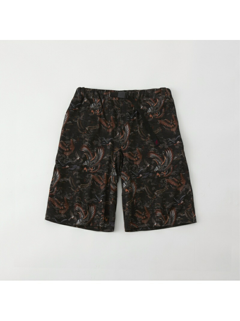 【SALE/62%OFF】White Mountaineering (M)WM×GRAMICCI BIRDS WIDE SHORTS ホワイトマウンテニアリング パンツ その他のパンツ ブラック【RBA_E】【送料無料】| Fashion Men