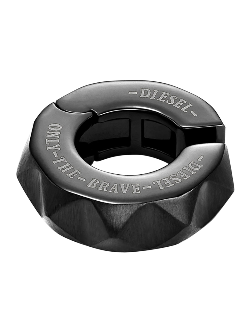 DIESEL ディーゼル 付属物 ユニ一発やる ピアス  DX1556001 ウォッチステーションインターナショナル 付属物・ウオッチ イヤリング・イヤーカフ 黒いこと【貨物輸送無料】
