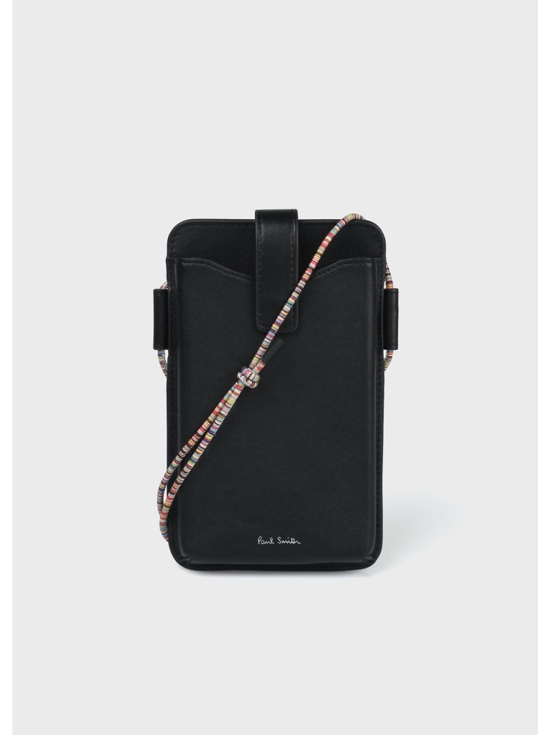 【SALE/20%OFF】Paul Smith シグネチャーストライプコード フォンポーチ ポール・スミス ファッション雑貨 その他のファッション雑貨 ブラック【RBA_E】【送料無料】| Fashion Men