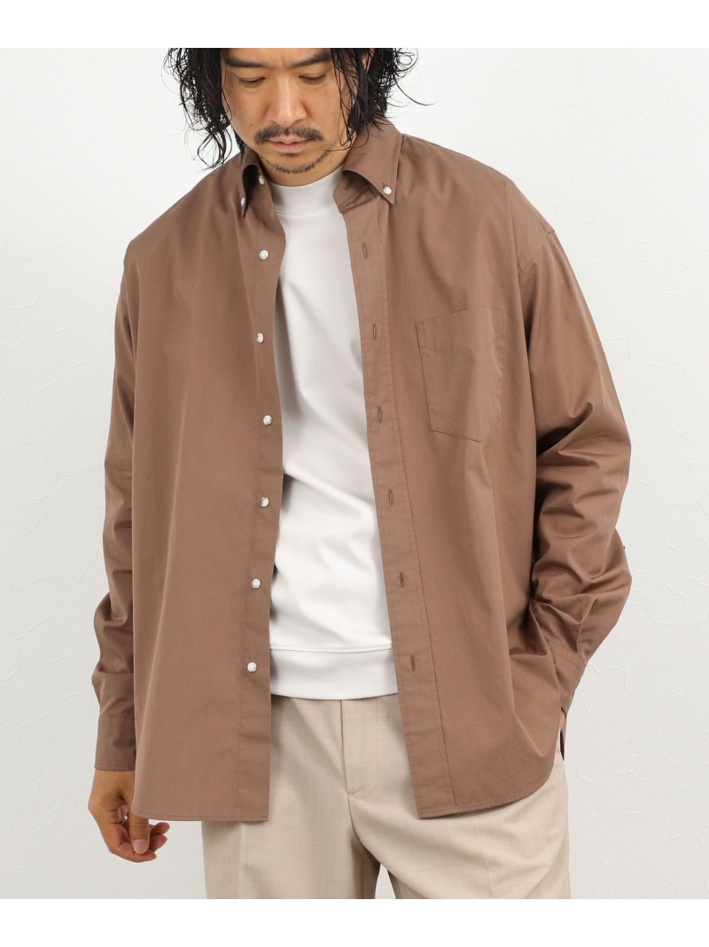 NOLLEY'S goodman 【THOMAS MASON/トーマス・メイソン】ボタンダウンシャツ 26AW ノーリーズ トップス シャツ・ブラウス ホワイト ブラウン ブラック【先行予約】*【送料無料】| Fashion Men