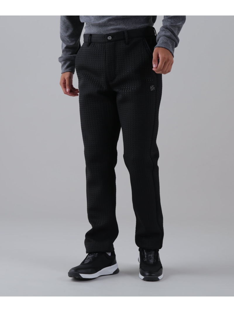 St ANDREWS ダンボールピンソニックエンボスパンツ (MENS) セントアンドリュース パンツ その他のパンツ ホワイト ブラック【送料無料】