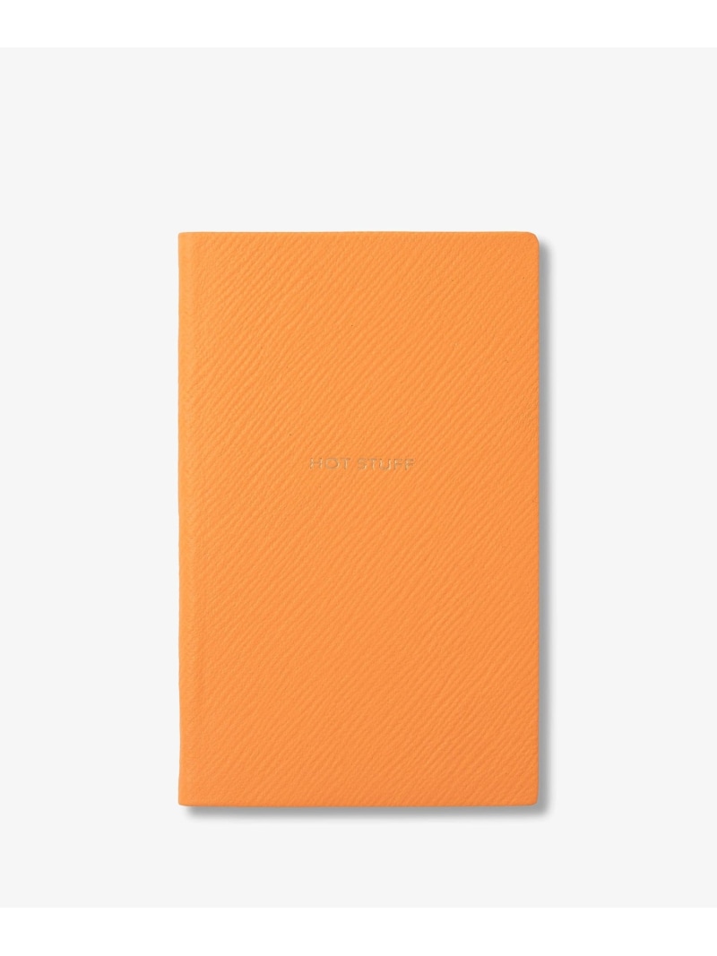 【SALE／42%OFF】SMYTHSON Hot Stuff Panama Notebook インチ Pastegrain スマイソン 文房具 万覚え帳・おぼえ書き帳 オレンジ色【RBA_E】【貨物輸送無料】
