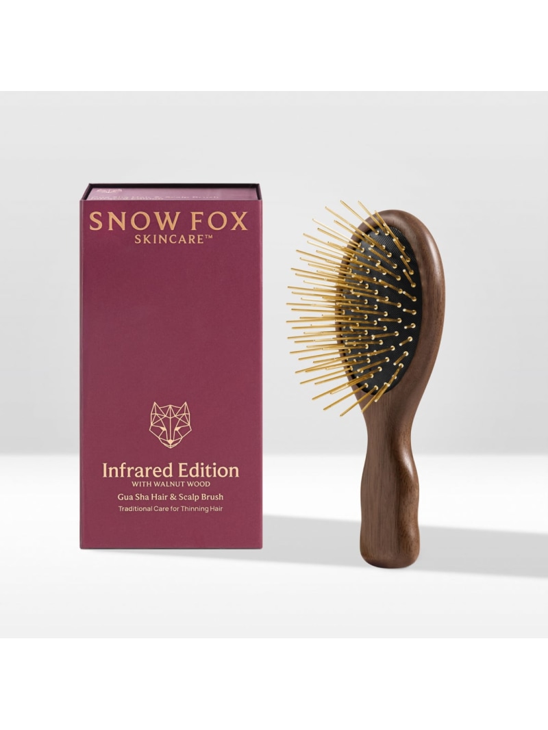 SNOW FOX SKINCARE プレミアム FOX カッサ 遠赤外線 ミニ ヘアブラシ スノー フォックス スキンケア ヘアケア ヘアブラシ・コーム【送料無料】