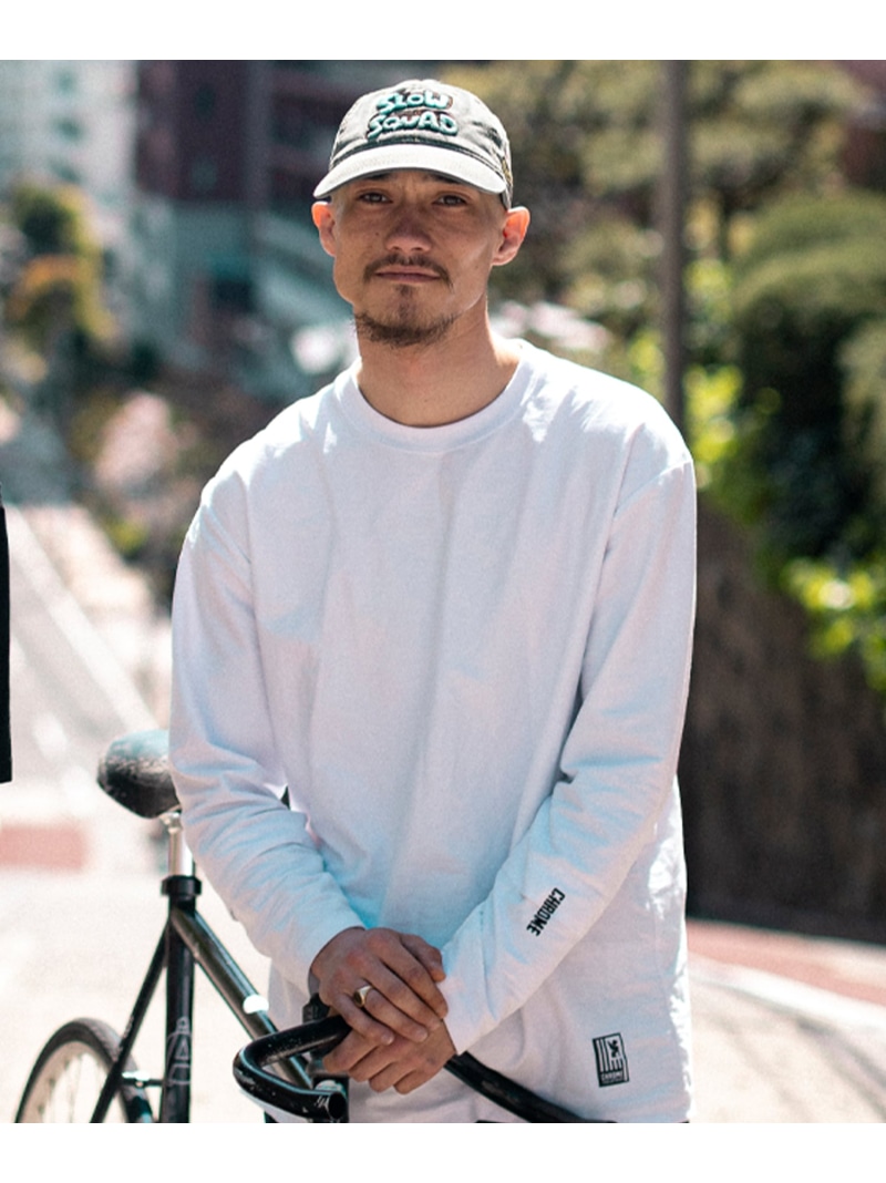 CHROME (M)Limestornecave LS TEE OG LOGO クローム トップス カットソー・ティーシャツ 白いこと【貨物輸送無料】