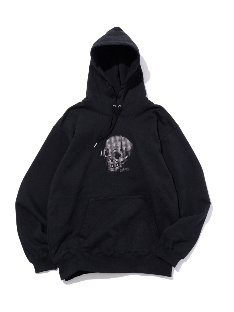 【SALE／40%OFF】SILAS SKULL SWEAT HOODIE 犀ラス トップス スウェット・トレーナー 黒いこと 赤銅色 薄墨色【RBA_E】【貨物輸送無料】