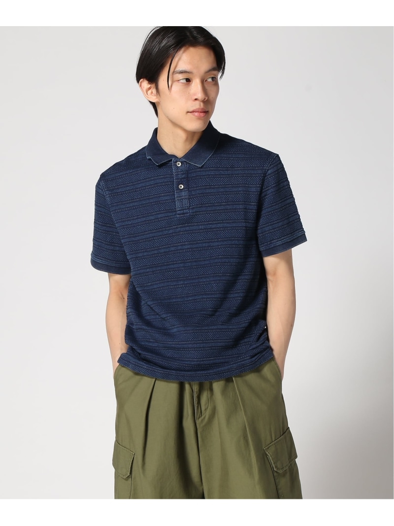 GUESS GUESS ポロシャツ (M)REAL Indigo Polo ゲス トップス ポロシャツ ネイビー【送料無料】