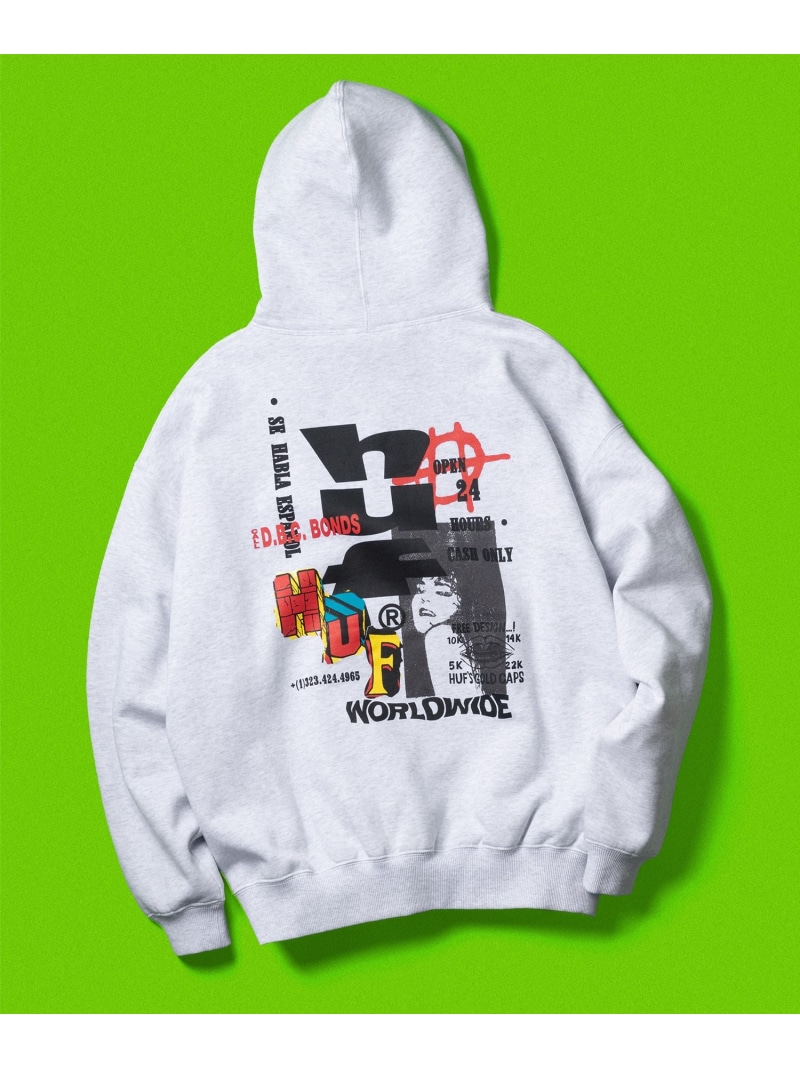 ジャケット・アウター HUF LANDSCAPING HOODED JACKET 楽天市場】HUF HUF LANDSCAPING HOODED JACKET HUF ハフ ハフ