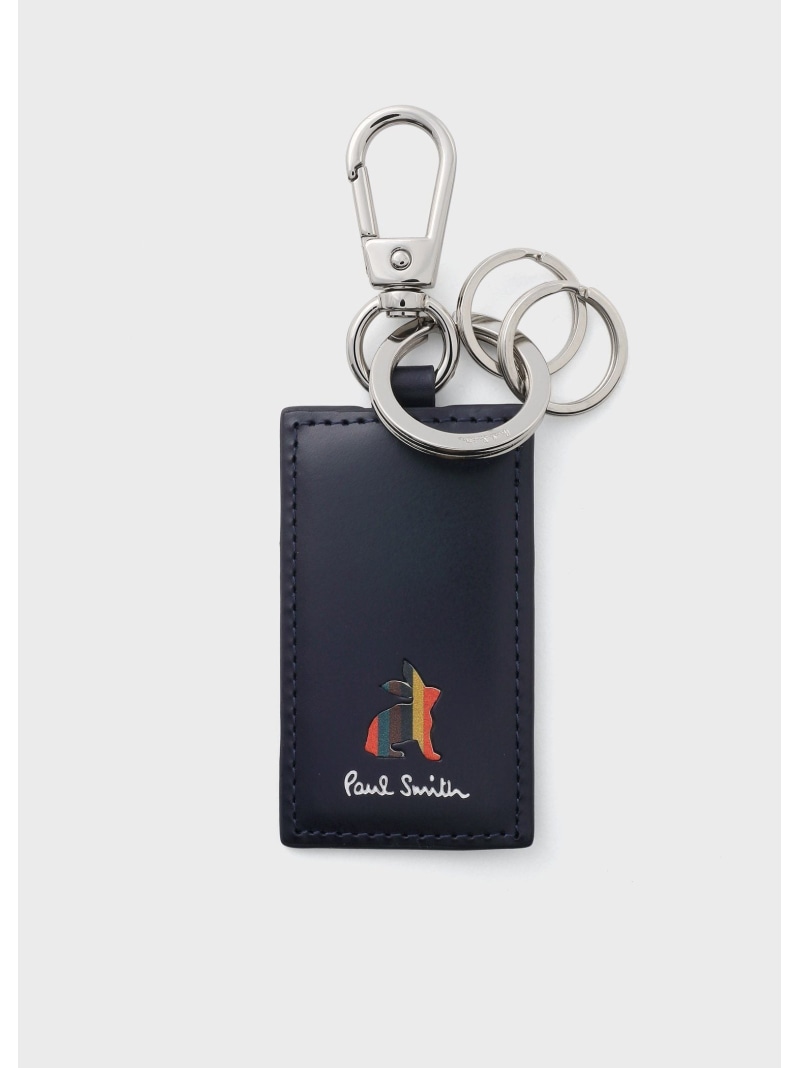 Paul Smith マーケトリー ブライトストライプ ラビット キーリング ポール・スミス ファッション雑貨 その他のファッション雑貨 ブラック ネイビー【送料無料】